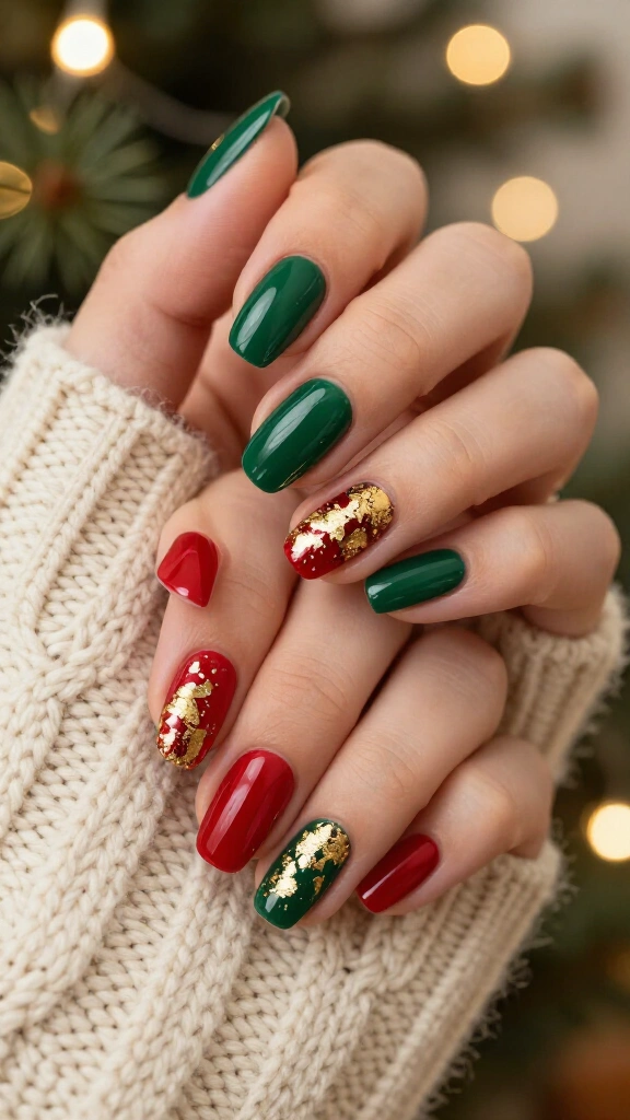 Metallic Foil Splatters