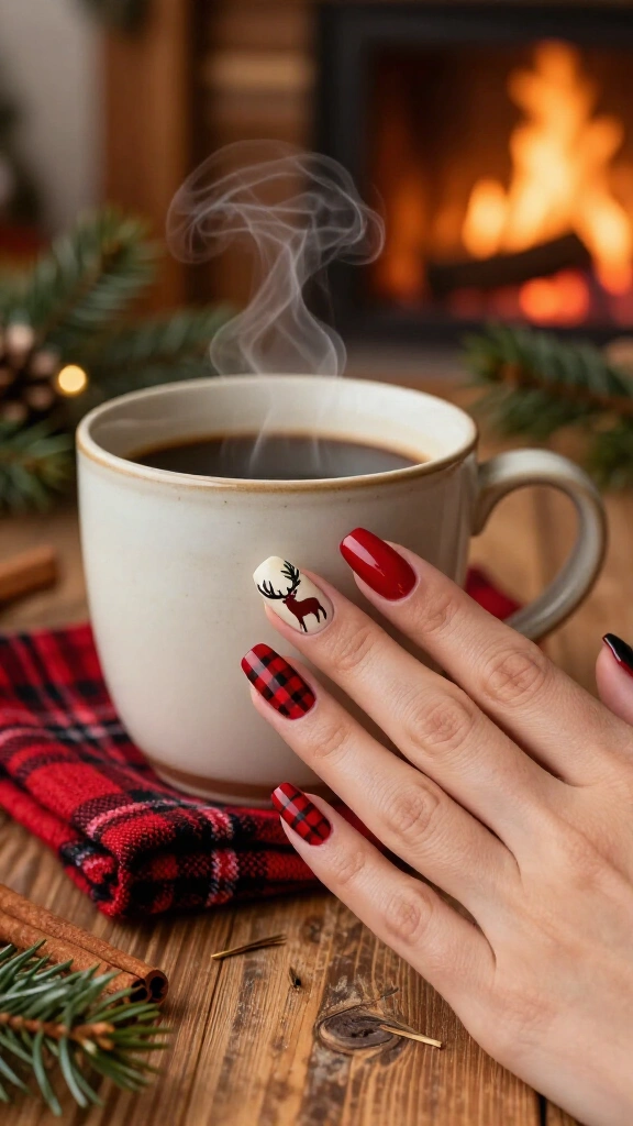 Plaid Flannel & Woodland Buck