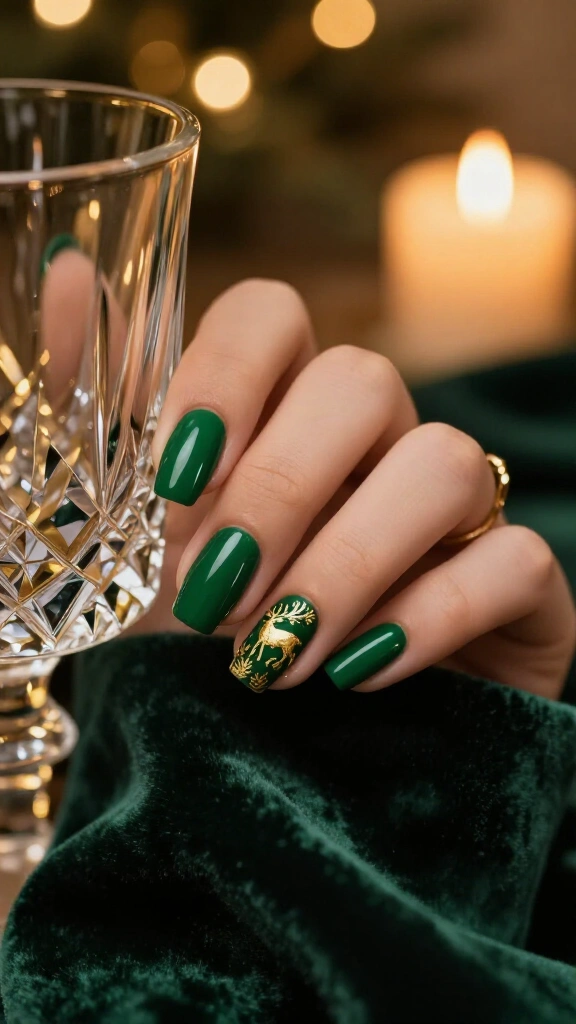 Emerald Forest & Golden Stag