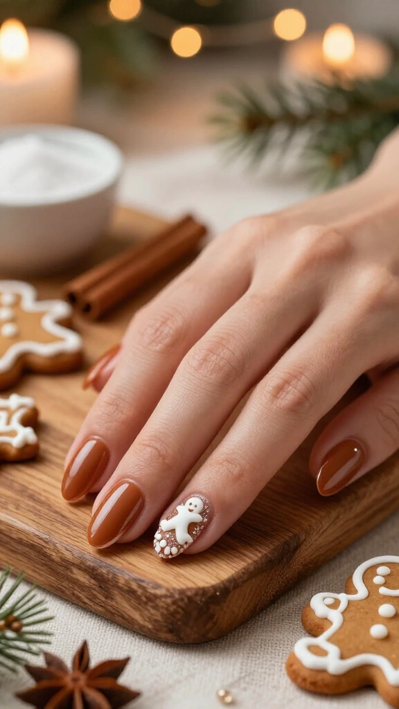 Sparkling Gingerbread Accents
