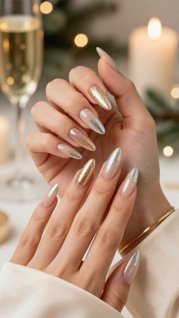 Champagne Shimmer Stilettos
