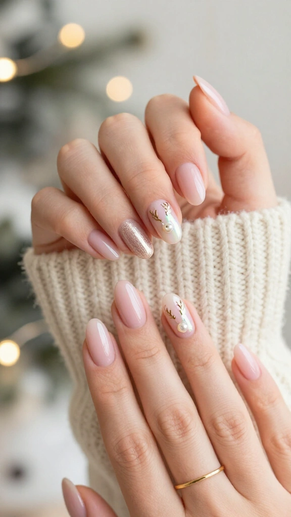 Delicate Pearl Nose Reindeer
