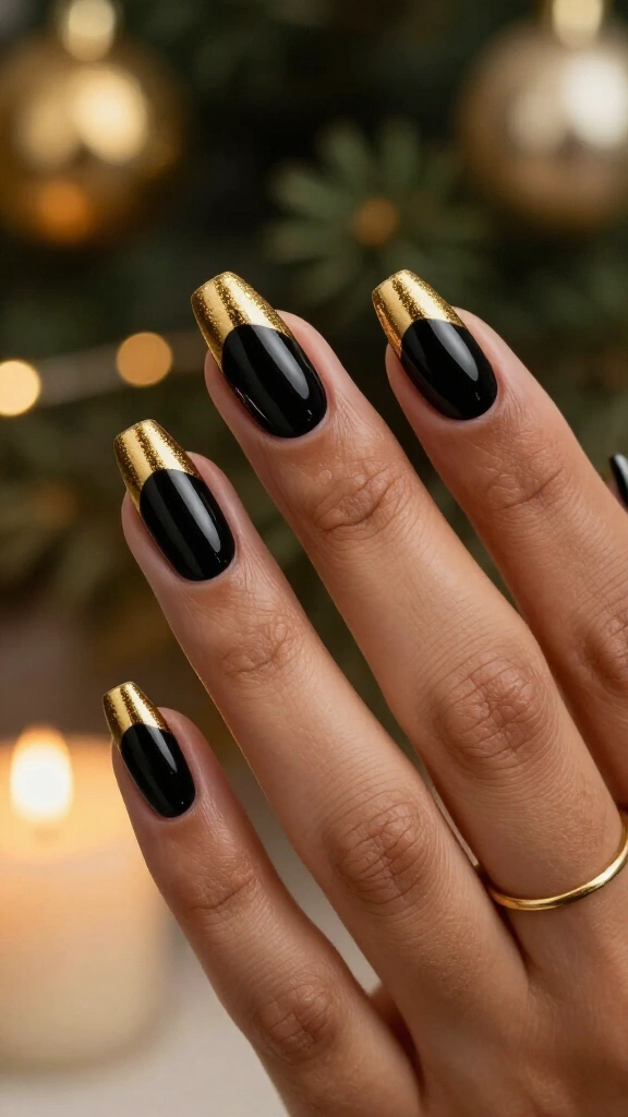 Liquid Gold Chrome Dipped Tips