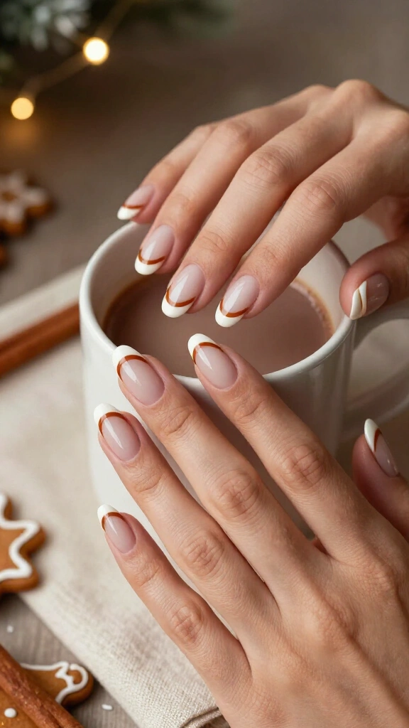Gingerbread Swirl Micro-Tips