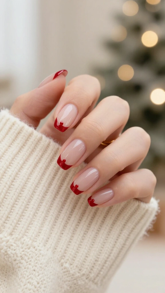 Naked Base with Ruby Red Micro Dots