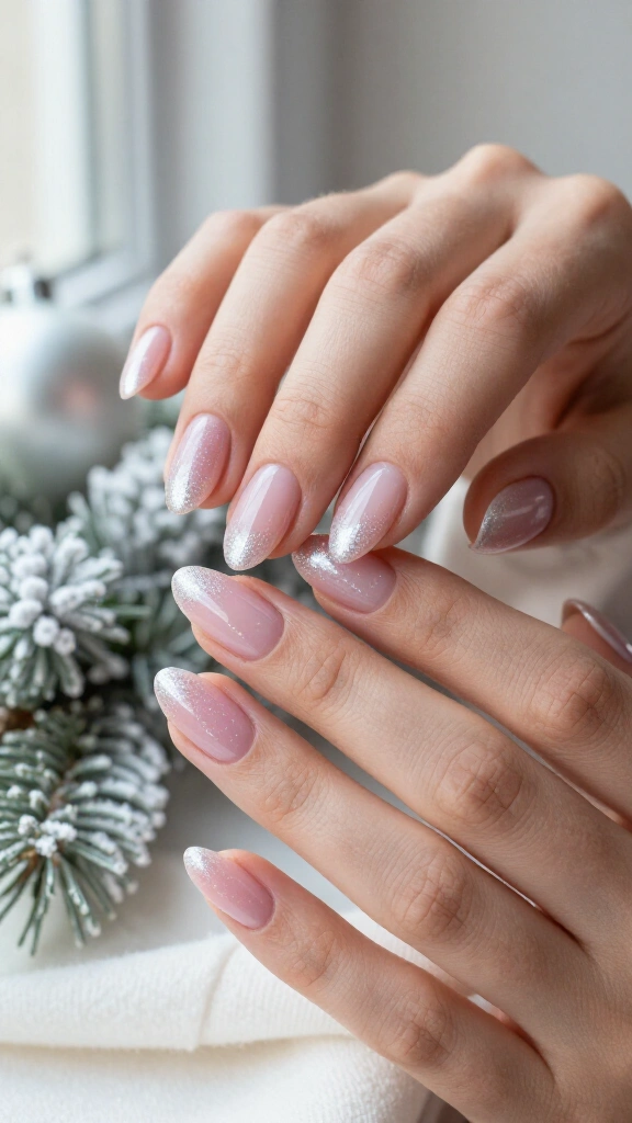 Sheer Rosewater with Icy Platinum Dust