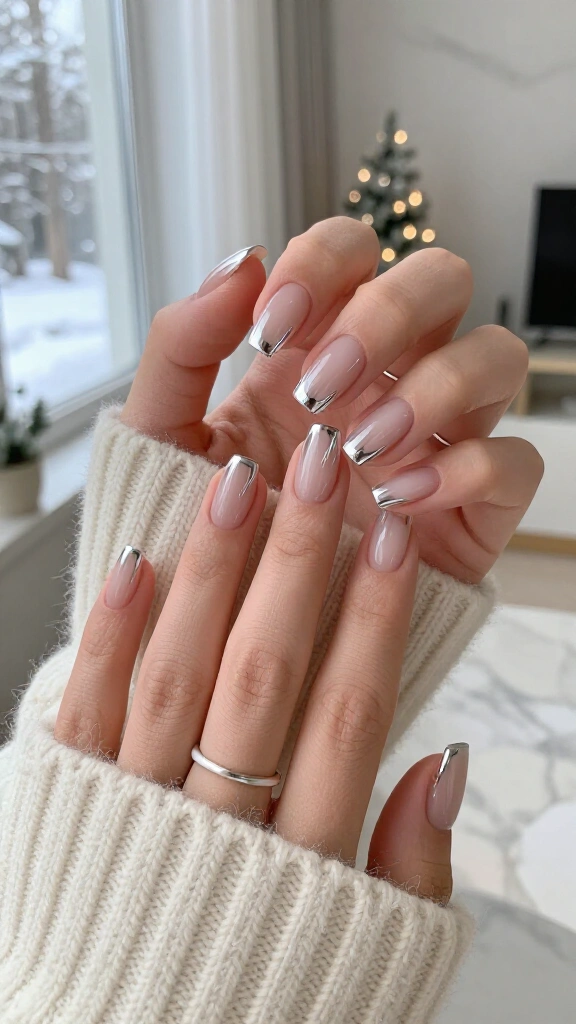 Icicle Silver Free-Edge Line