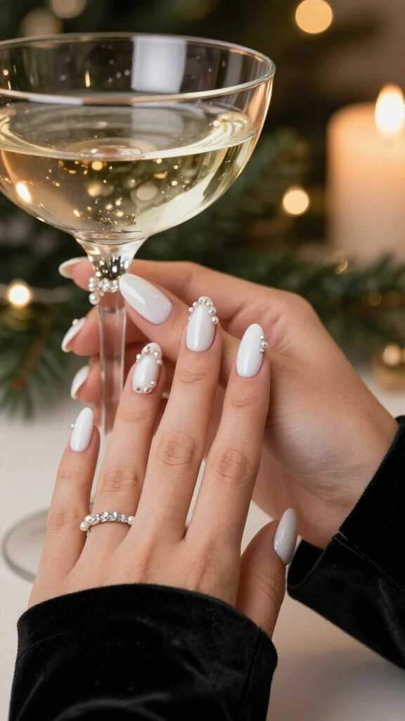 Pearl-Studded Winter White