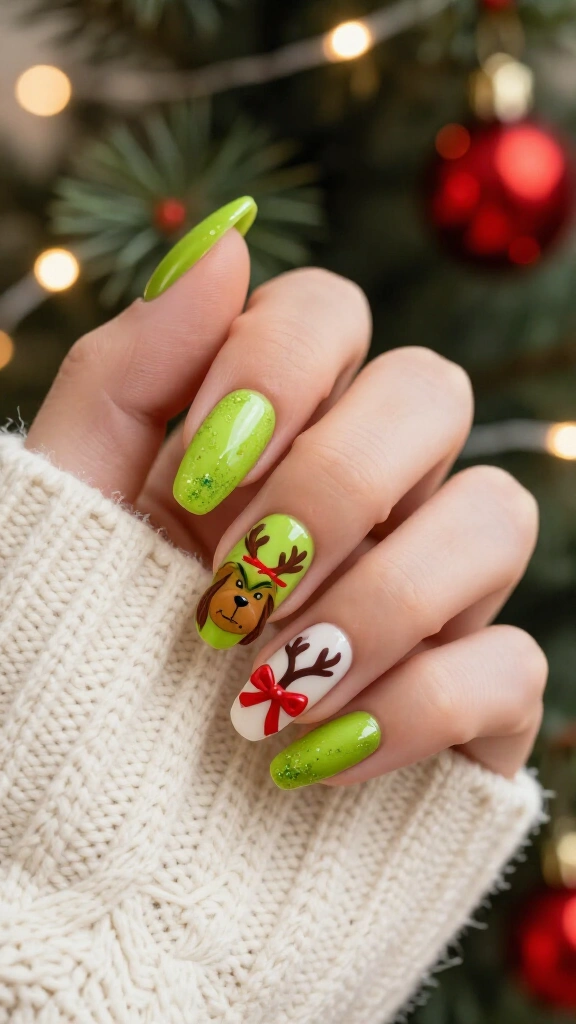 Grinch Max the dog nails