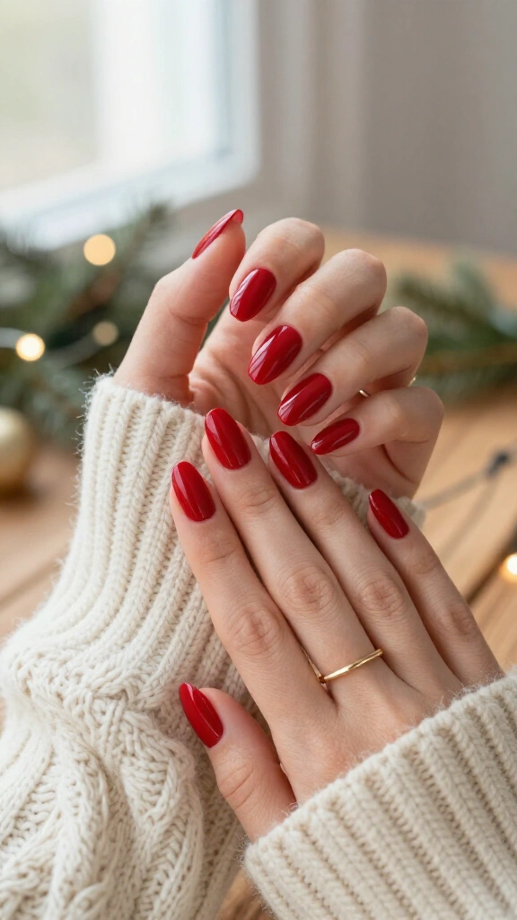 Glossy Classic Crimson