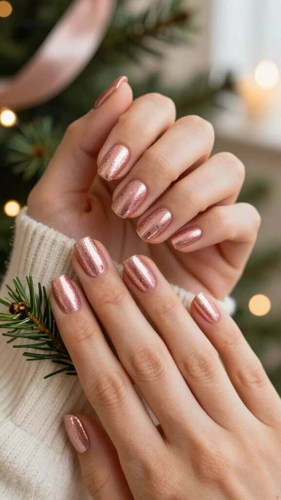 Rose Gold Foil Lacquer