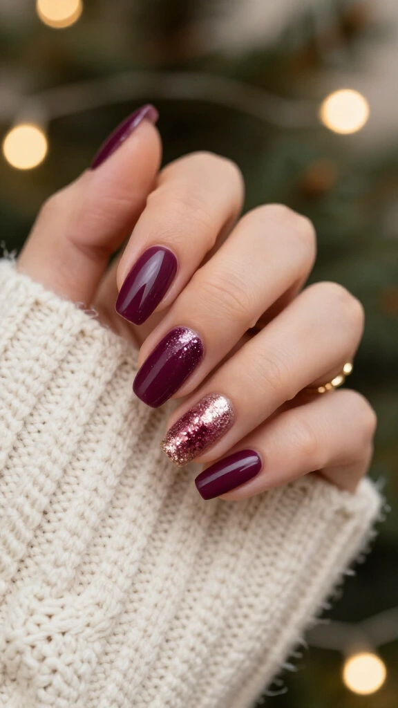 Sugar-Plum Glitter Ombre
