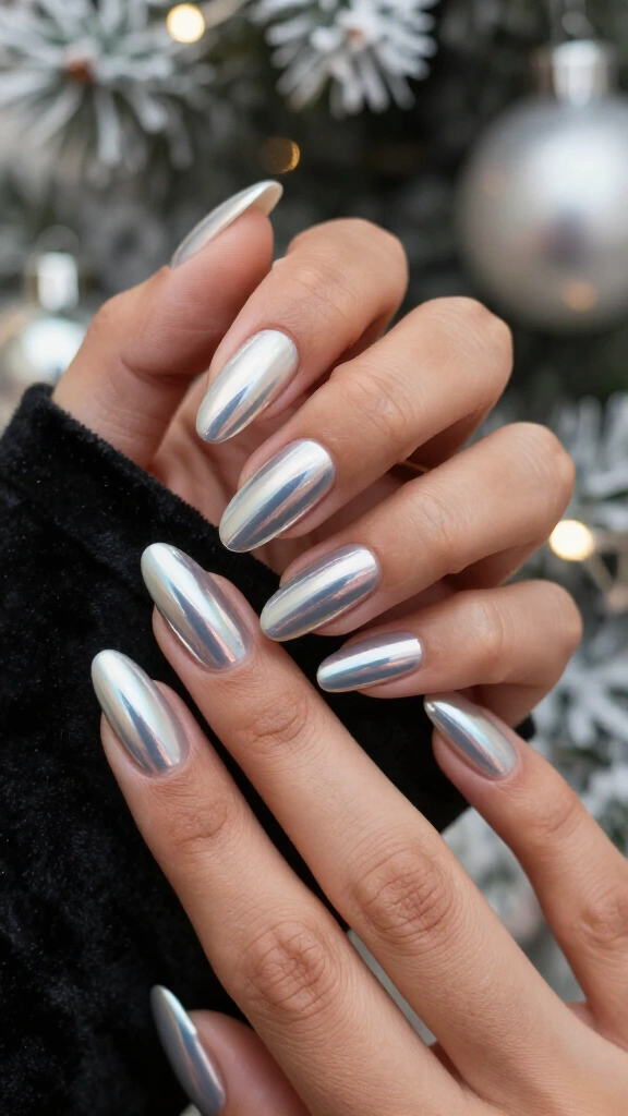 Holographic Mirror Silver Coffins