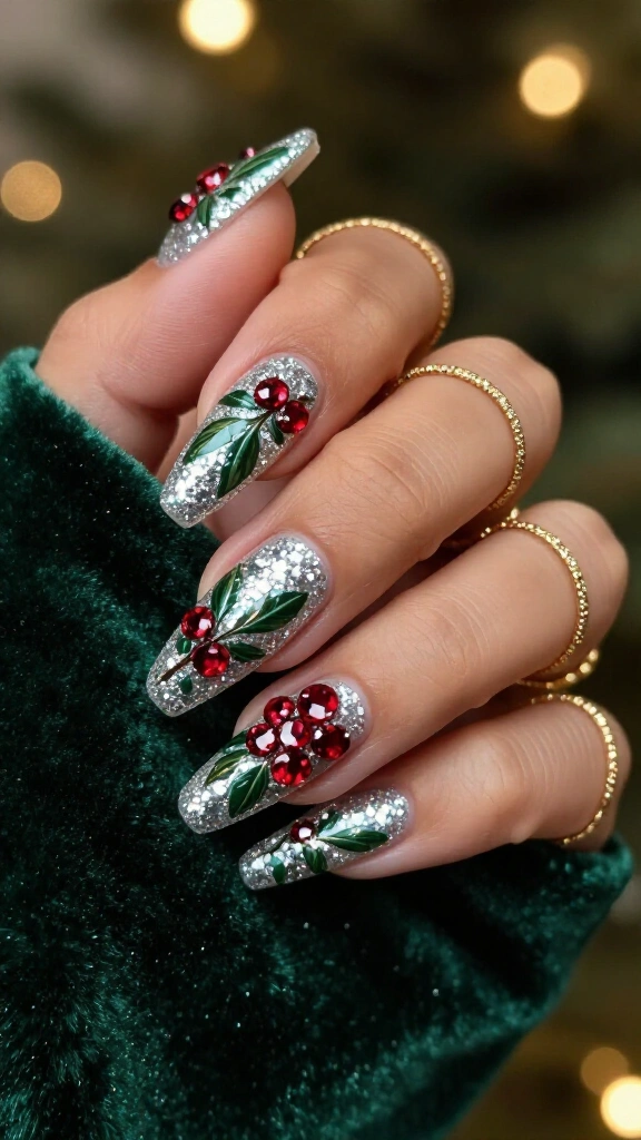 Mistletoe Luxe with Micro-Glitter Base