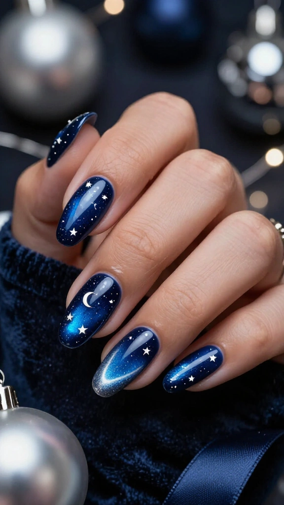 Midnight Navy Cat-Eye Celestial