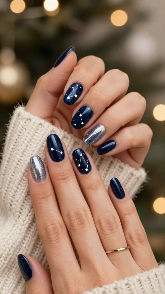 Celestial Constellation Nails