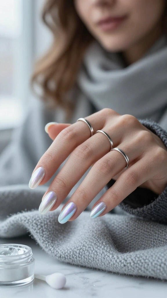 Frosted Pearlized Chrome
