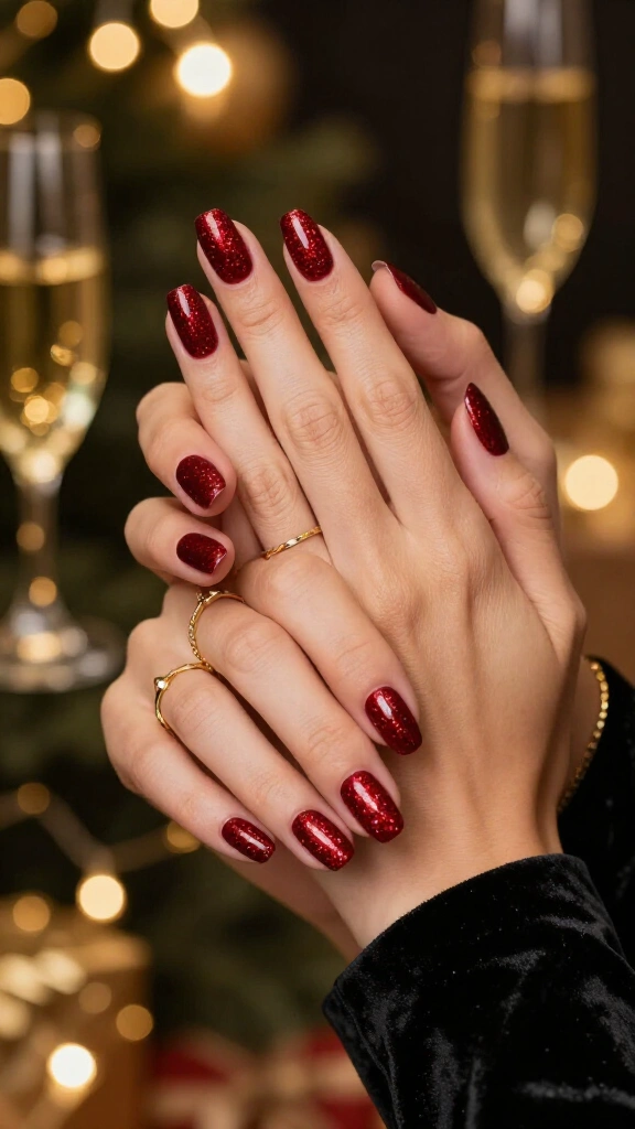 The Classic Crimson Sparkle