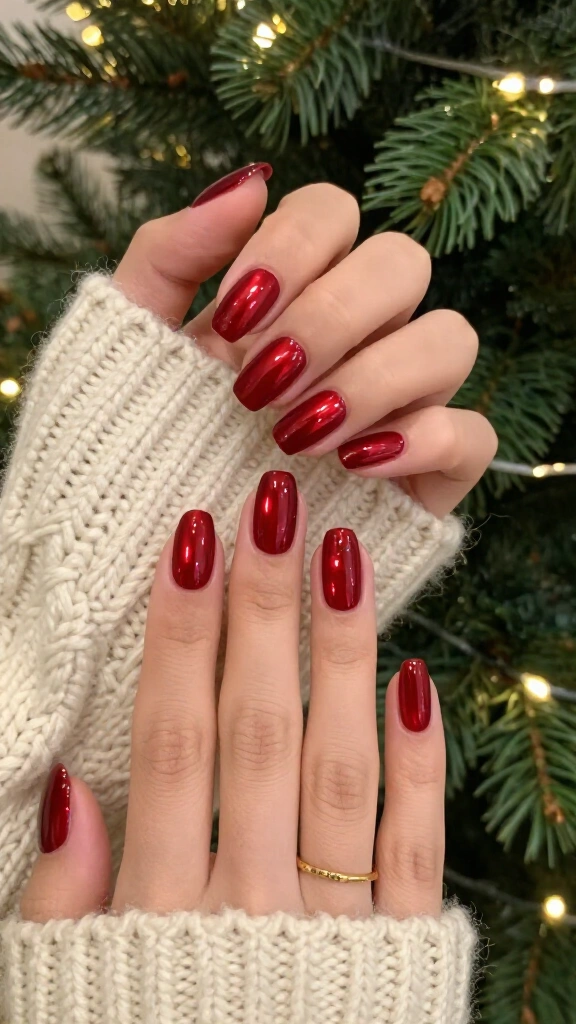 Ruby Red High-Shine Chrome