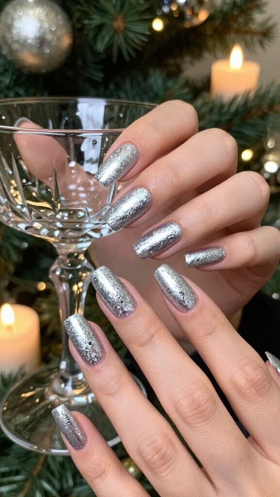 Sparkling Tinsel Silver