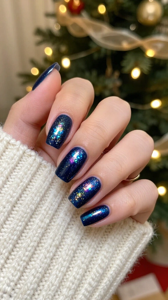 Midnight Blue Holographic Dust