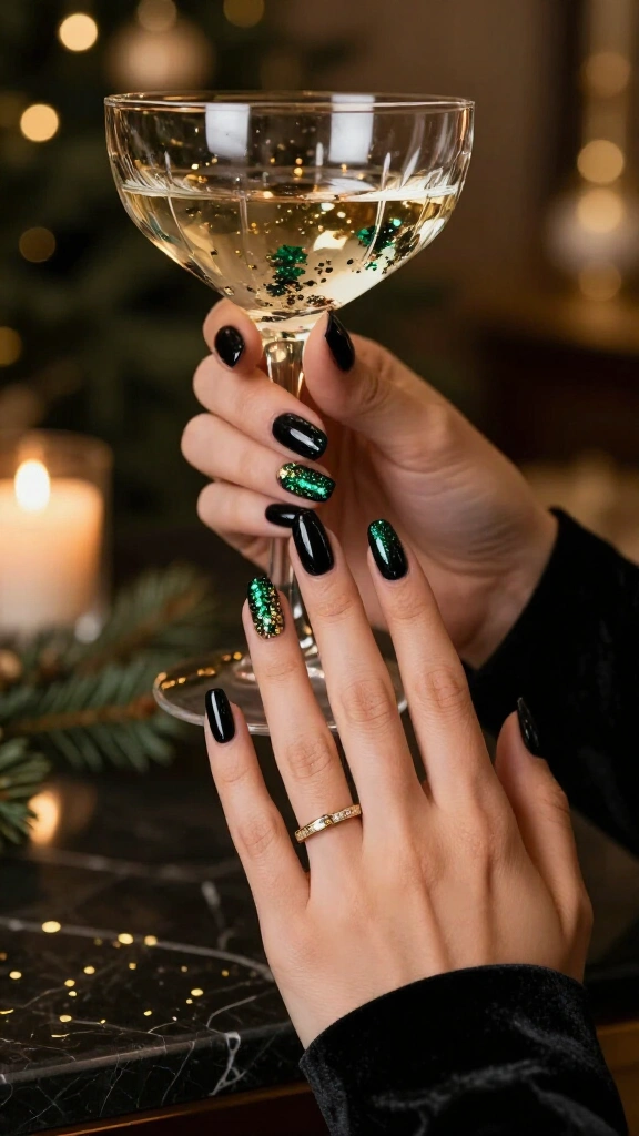 Chic Black Tie Confetti