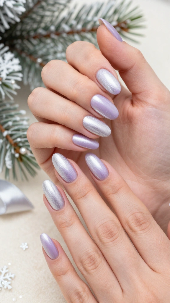 Soft Lilac Frozen Chrome