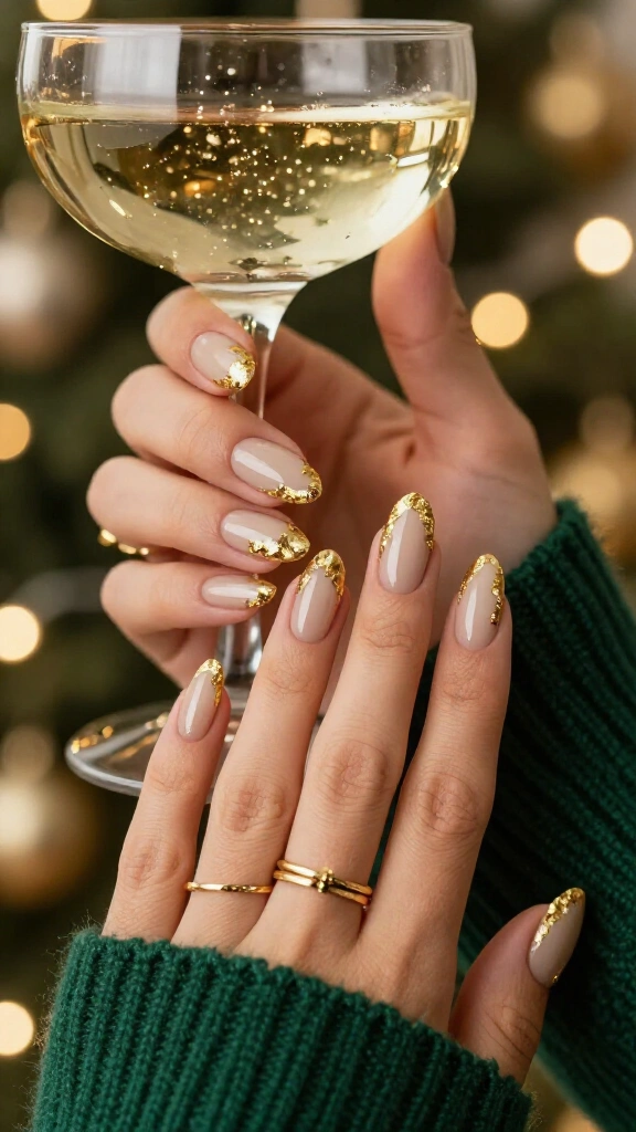 Gilded Gold Foil Accents