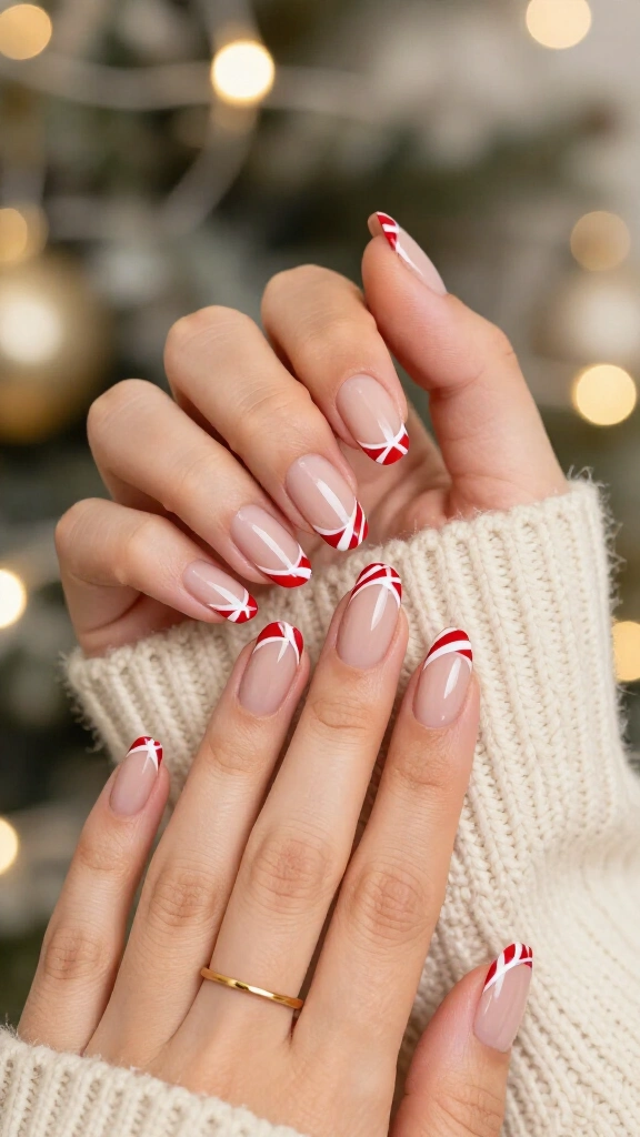 Micro Candy Cane Stripes