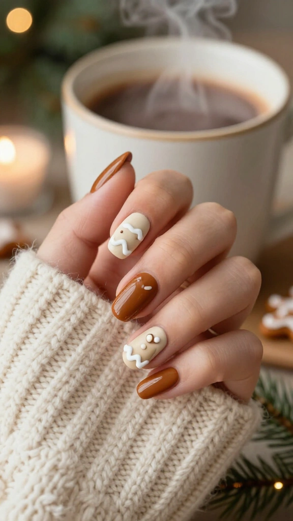 Festive Gingerbread Cookie Art