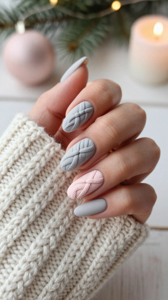 Cable Knit Sweater Texture
