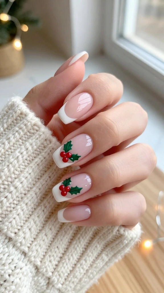 Dainty Holly Berry French
