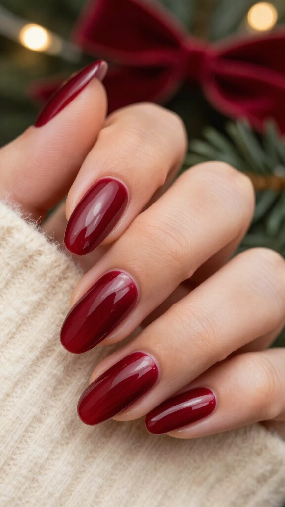 Garnet Glass Syrup Nails