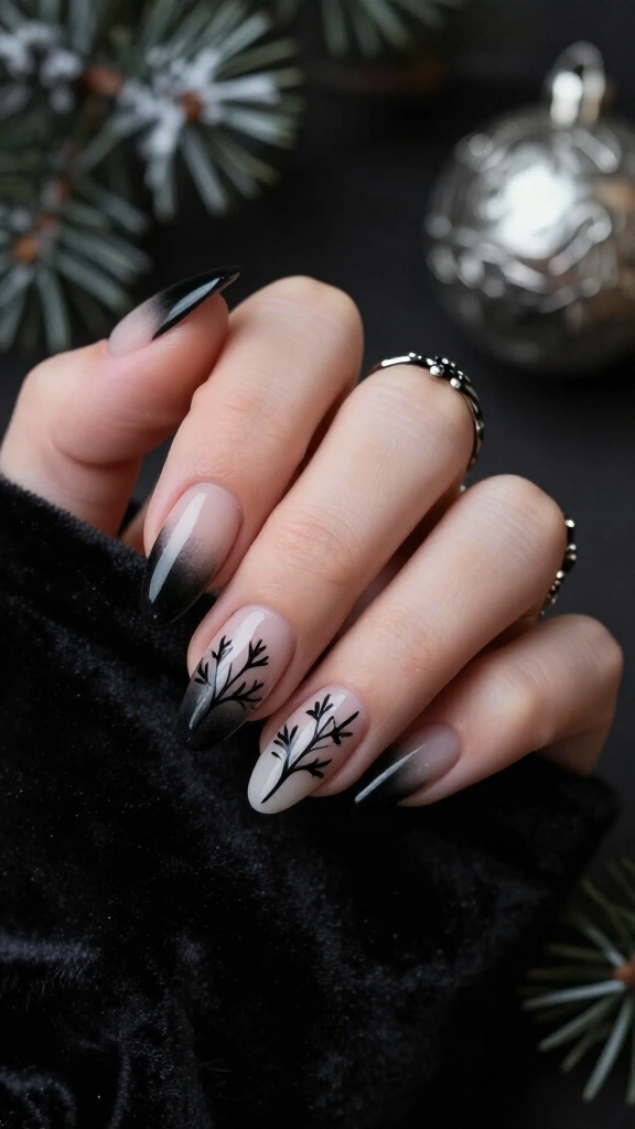 Smoked Ombré Mistletoe
