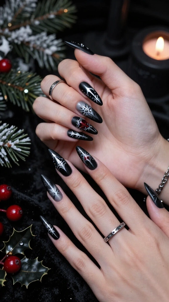 Gothic Lettering Holiday Cheer