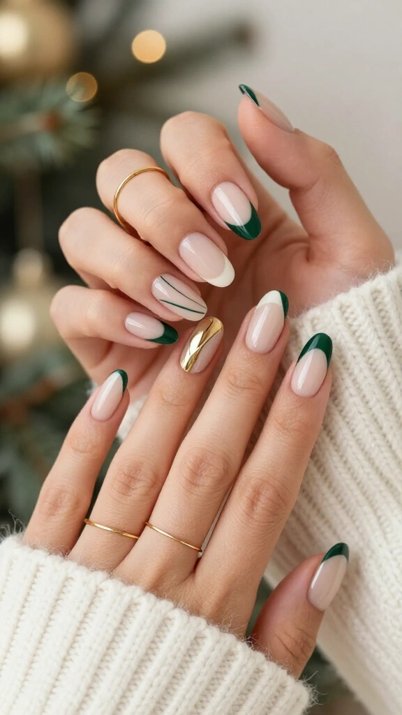 Soft Pine Green Free-Edge Accent