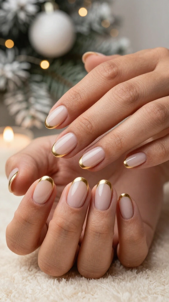 Gilded Half-Moon Cuticles