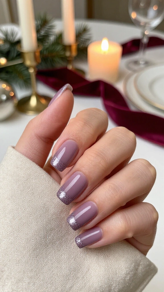 Sugar Plum Shimmer Fade