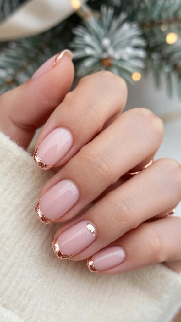 Rose Gold Foil Micro-Tips