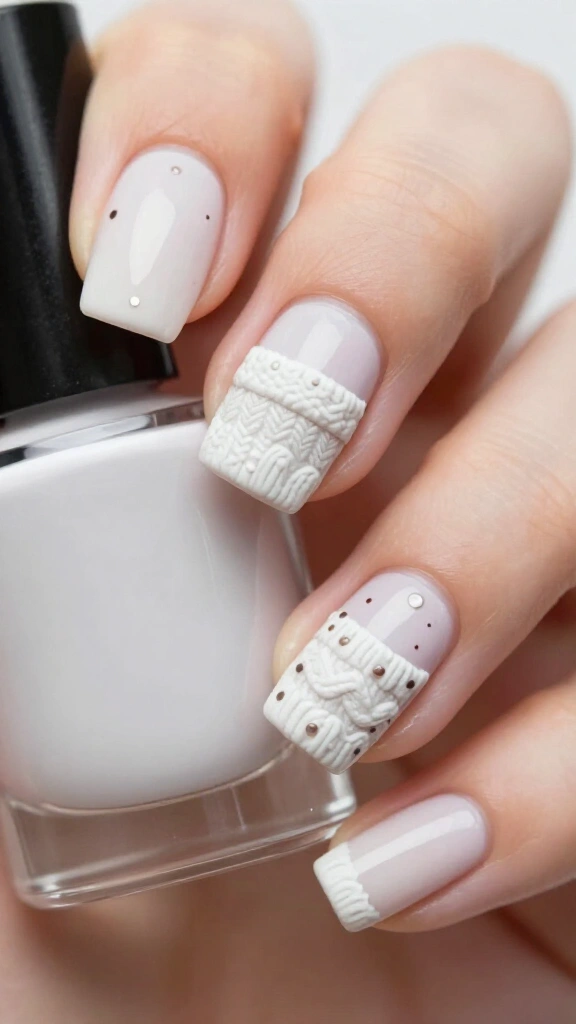 Cozy Sweater Texture Accent