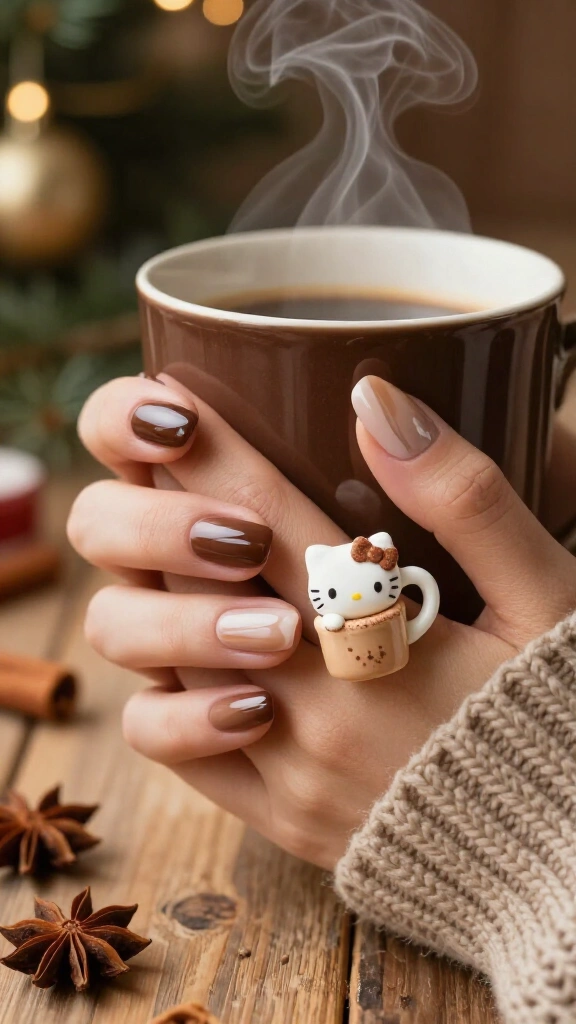 Hot Cocoa & Marshmallow Kitty