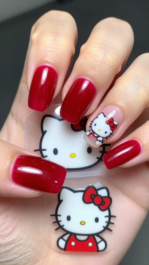 Ruby Red Jelly Kitty