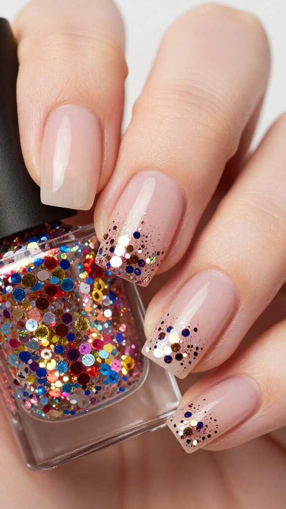Chunky Confetti Holiday Baubles