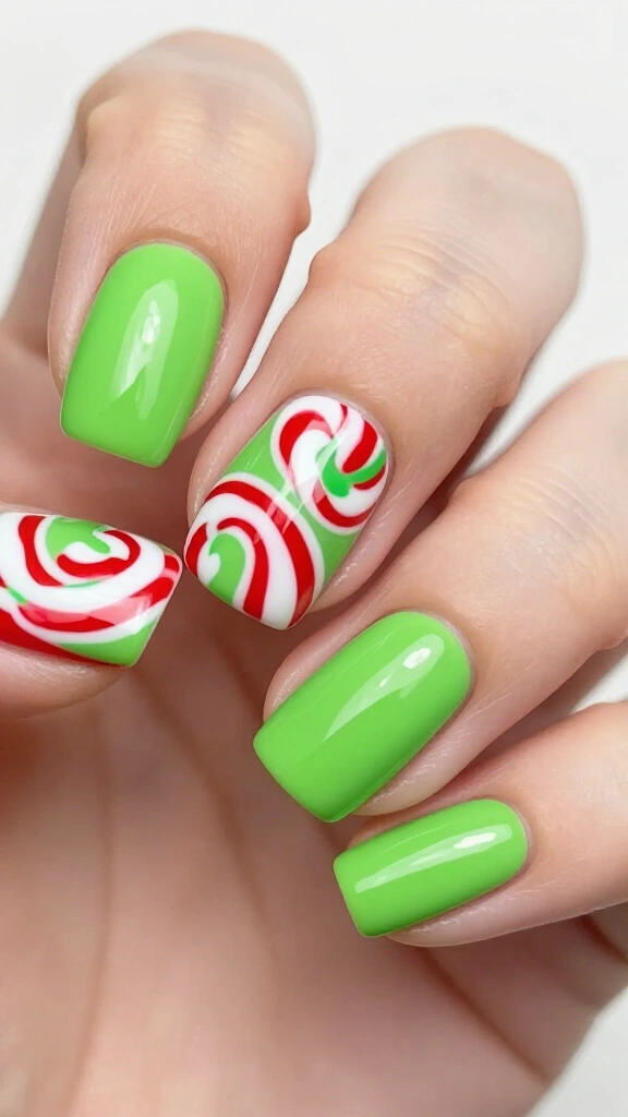 Whoville Candy Cane Swirls