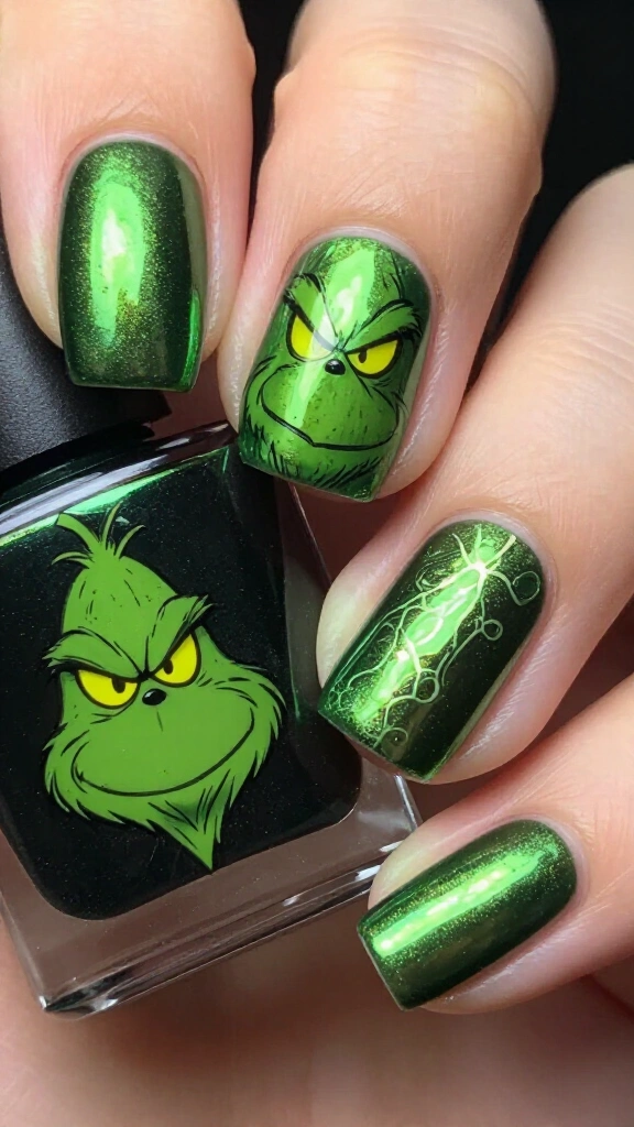 High-Shine Metallic Grinch Chrome