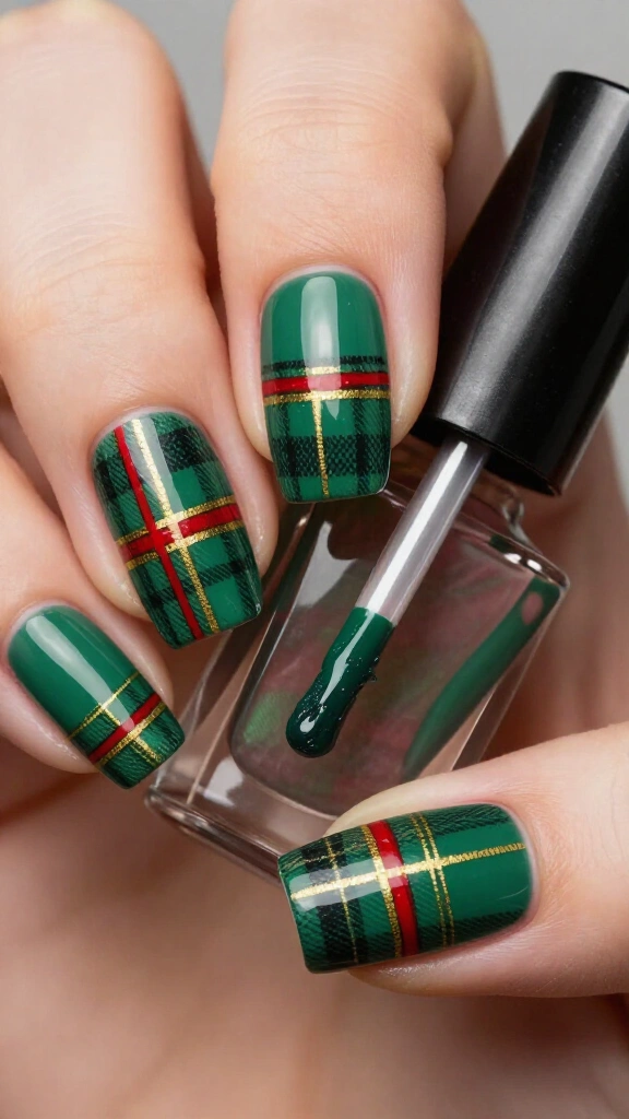 Vintage Tartan Plaid Dip