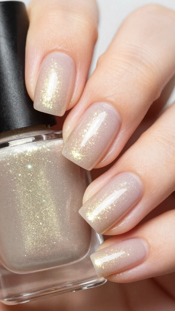 Barely-There Champagne Shimmer
