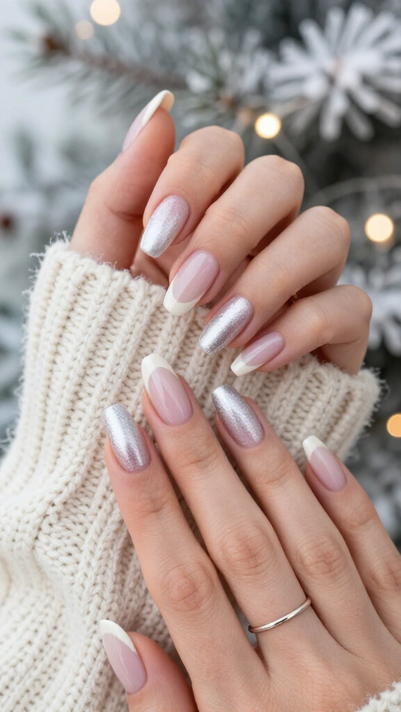 Clean Frosted Chrome French