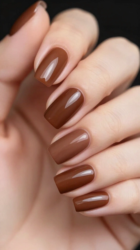 Warm Chestnut Brown Monochrome