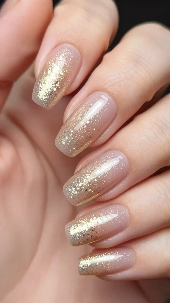 Champagne Shimmer Ombré